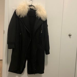 fur parka coat